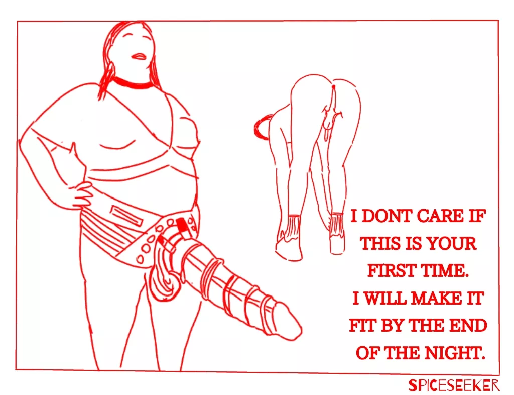 She's got all night to make it fit