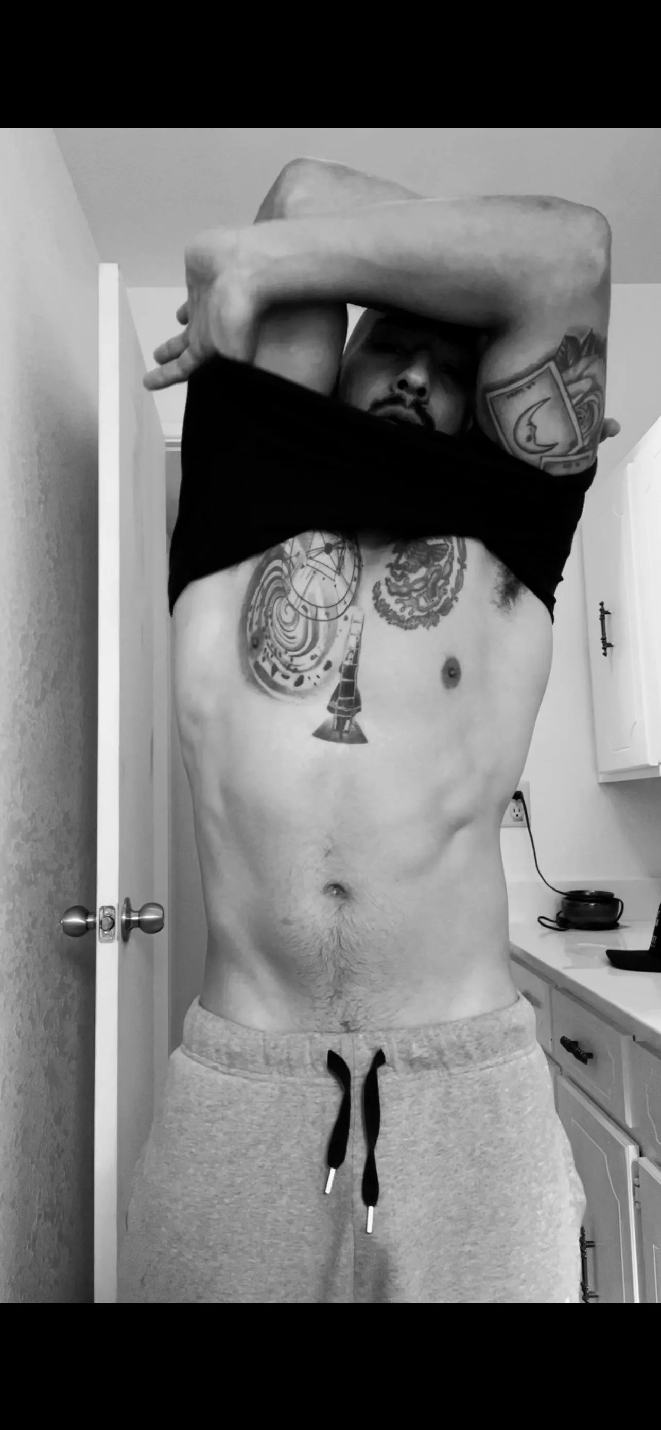 Shower time and tattoos