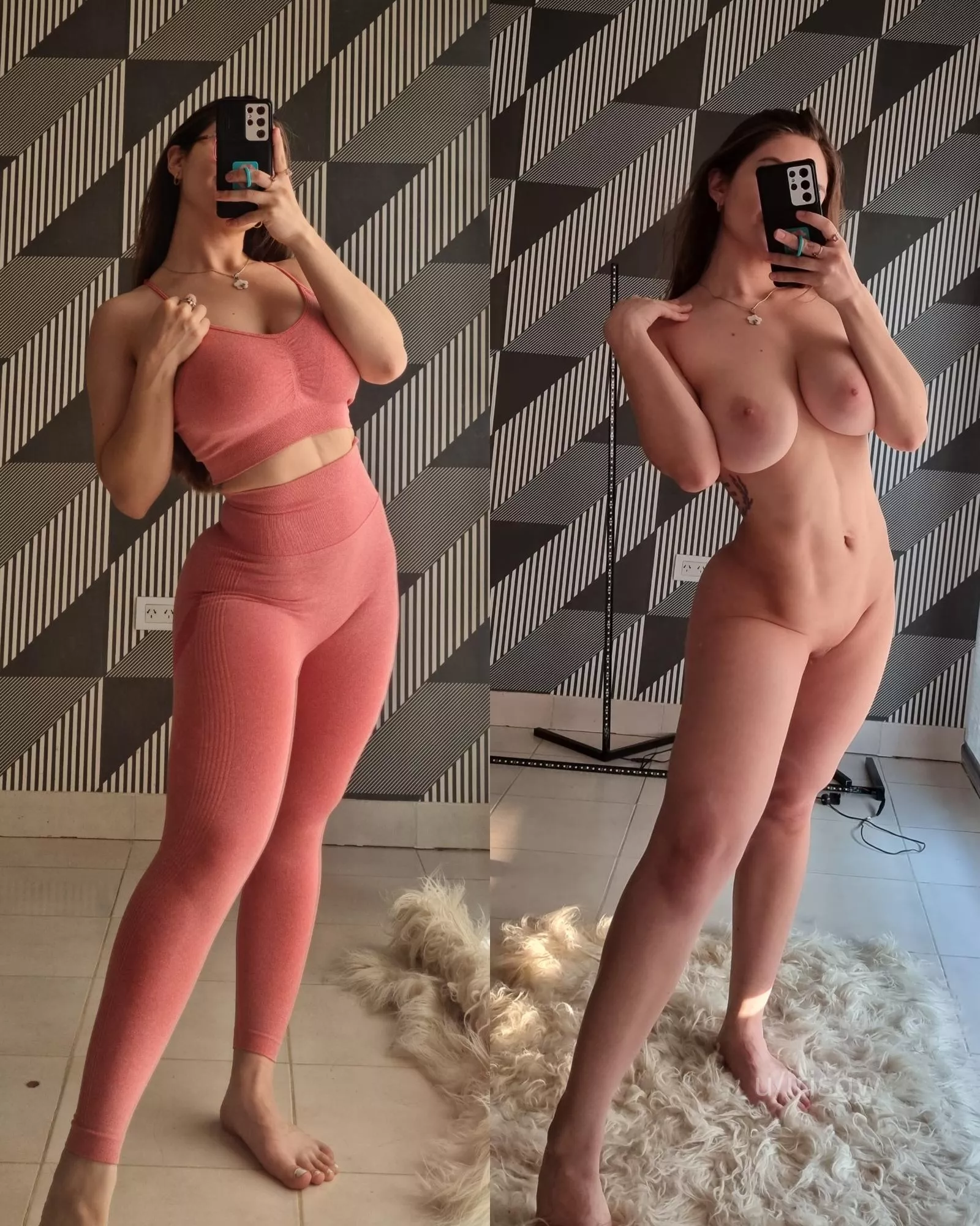 Showing off my toned tummy for you