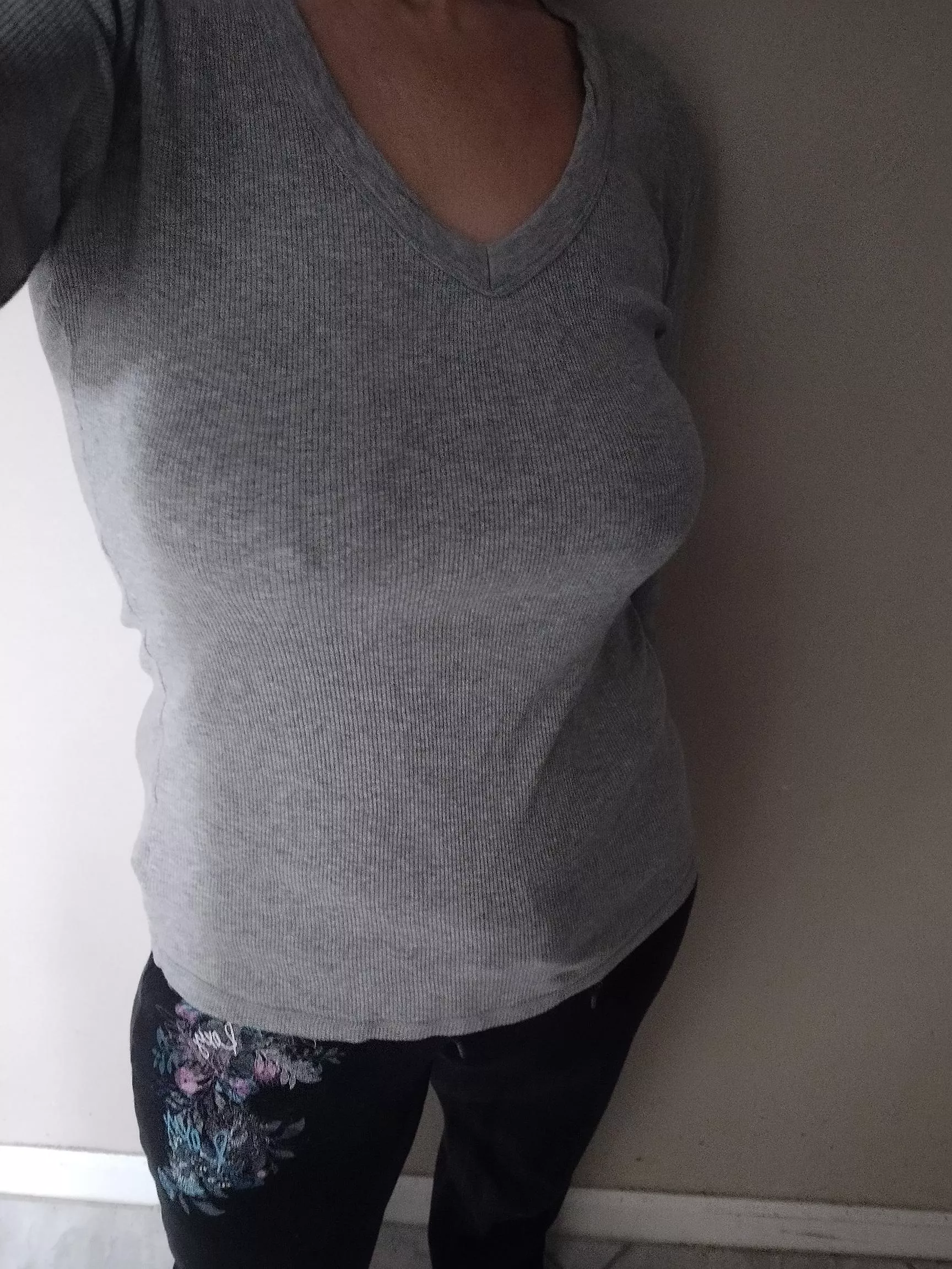 talking to the plumbers outside like...