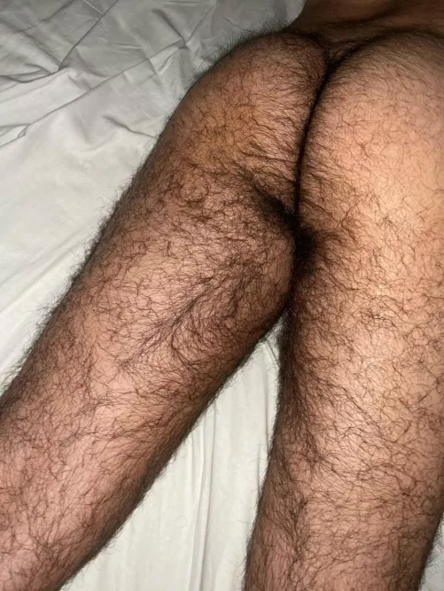 The back of my hairy legs