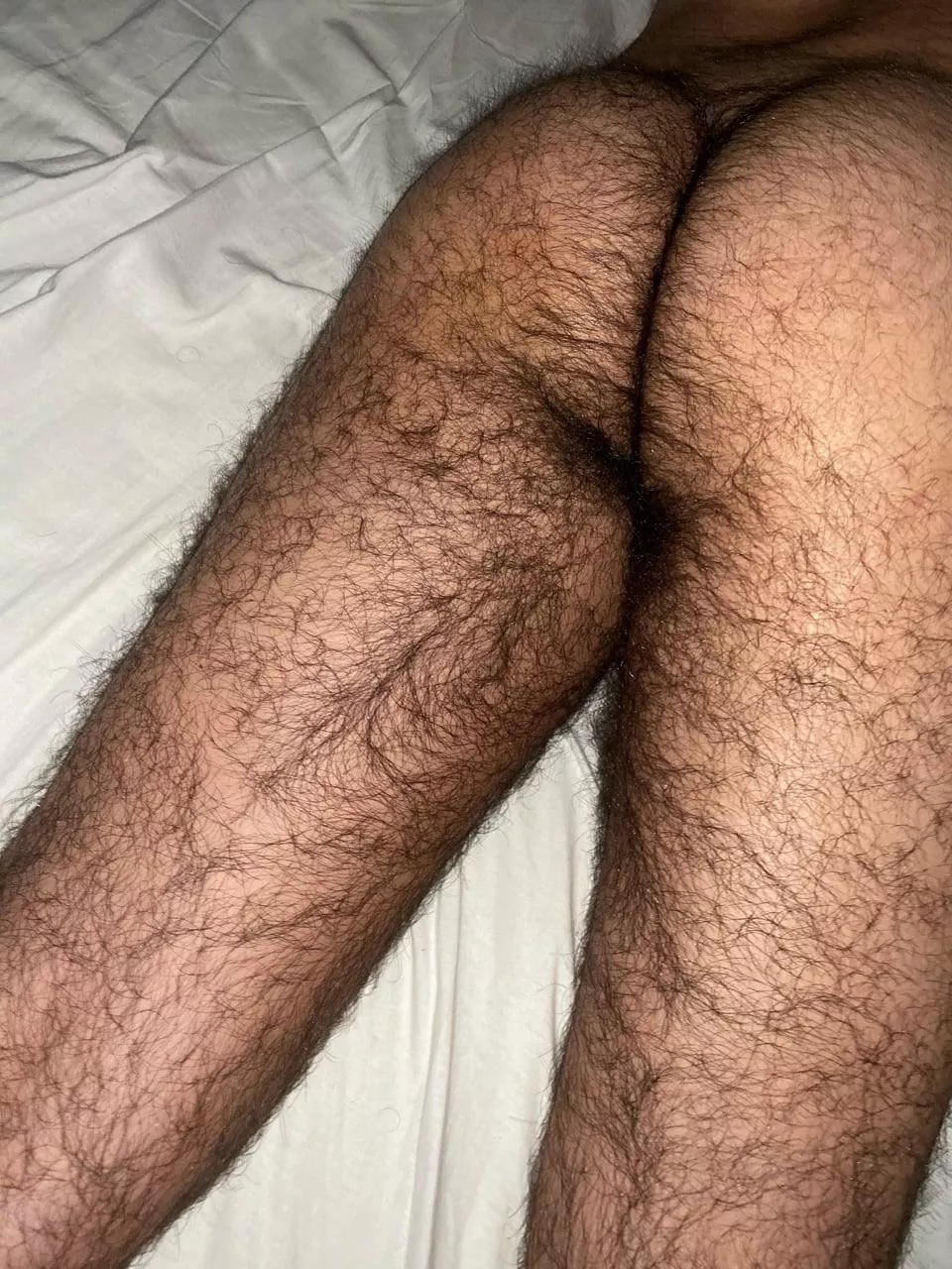 The back of my hairy legs