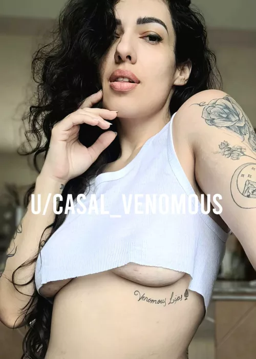 The only way to show my smallest tattoo!