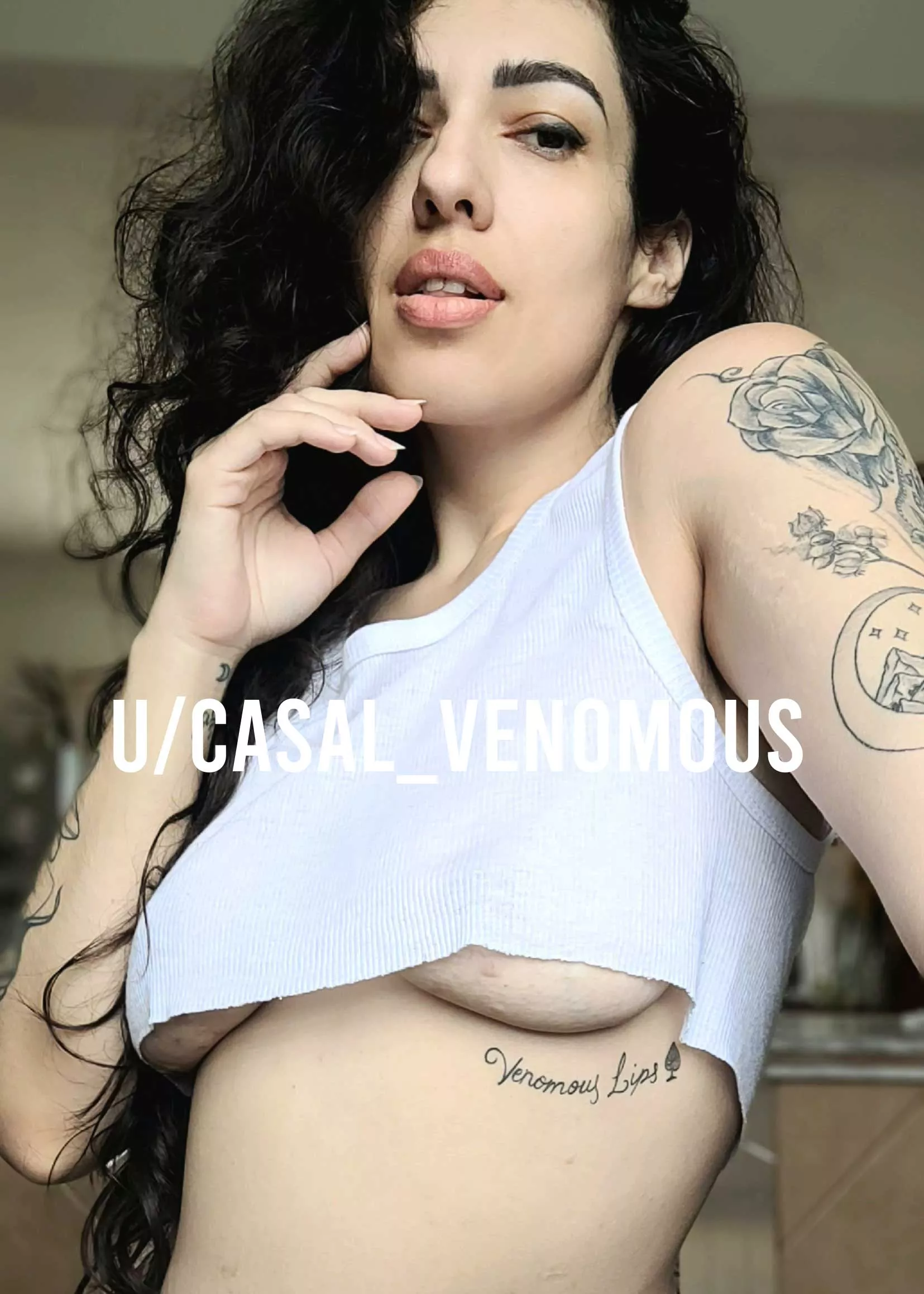 The only way to show my smallest tattoo!