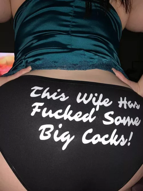 The wife likes to brag!