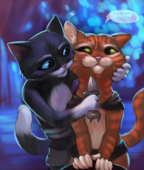 Trim my ends, please? by JaiZub (JaiHirvi)