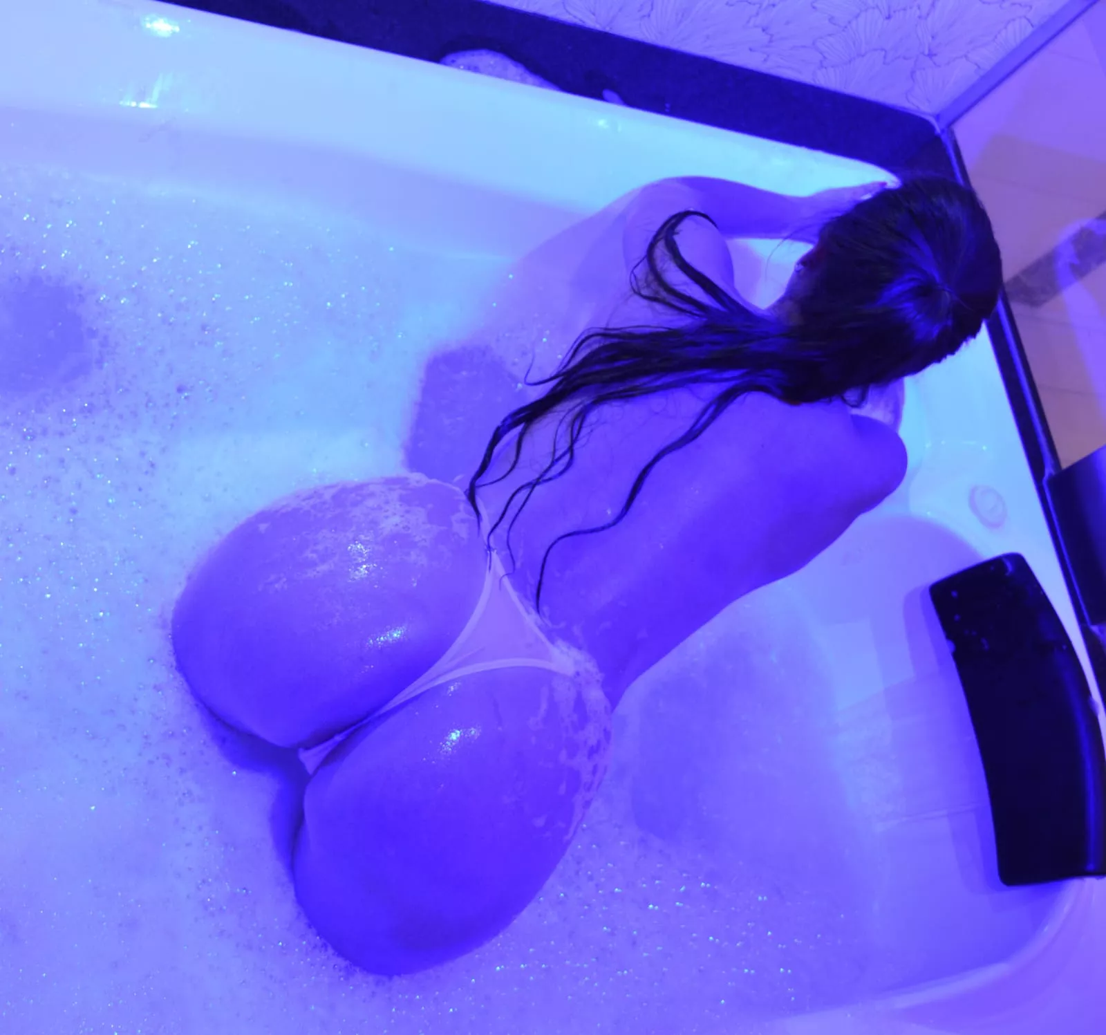 Waiting for you in the bathtub