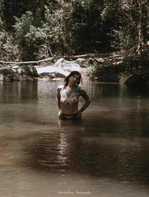 Wanna come for a swim with me