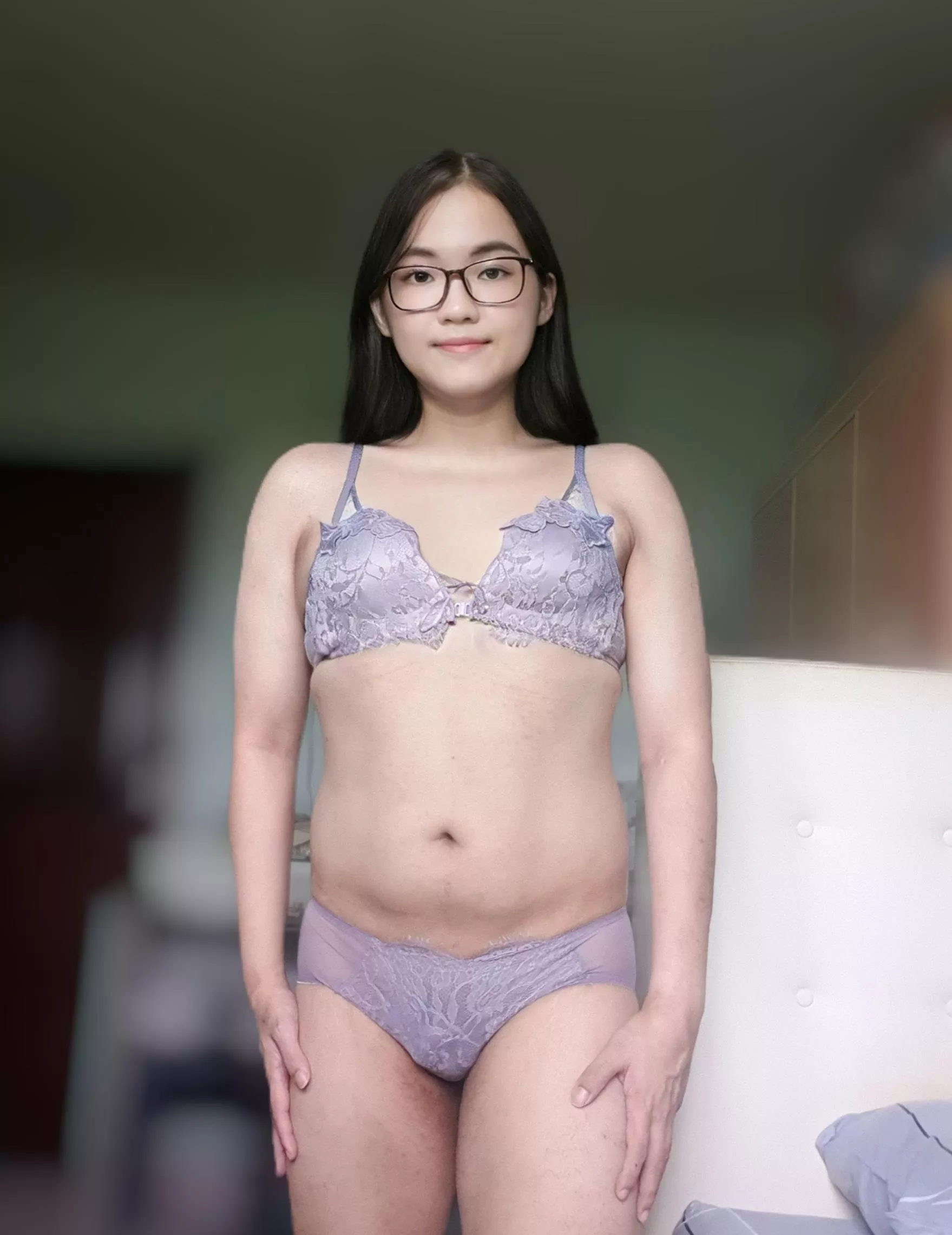 Wanna lie on the bed next to me?