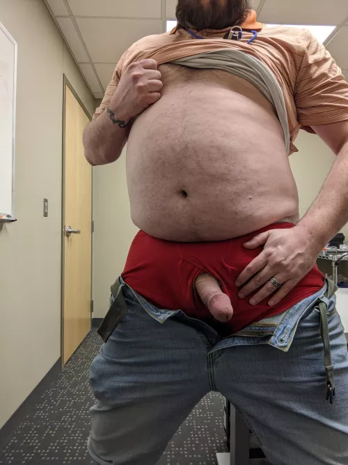 Was so horny in the office, didn't even get fully undressed to have some fun