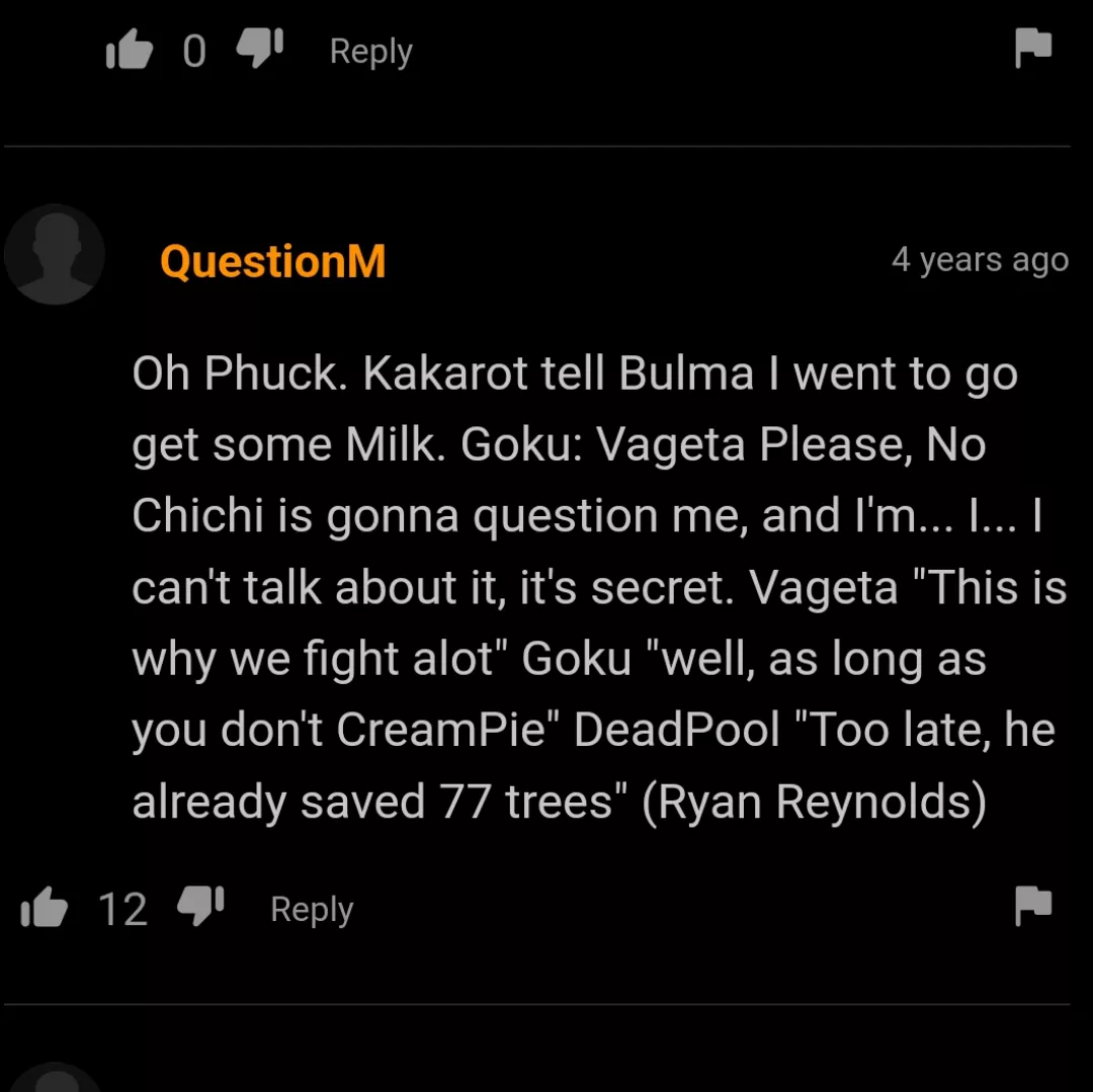 weirdest comment I've ever seen💀💀