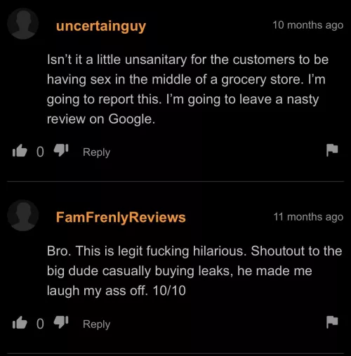 What did they do to the food after the scene tho