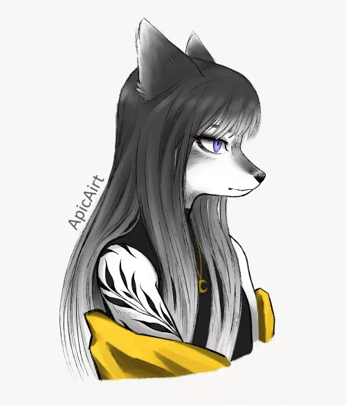 what should I name her? (art by me)