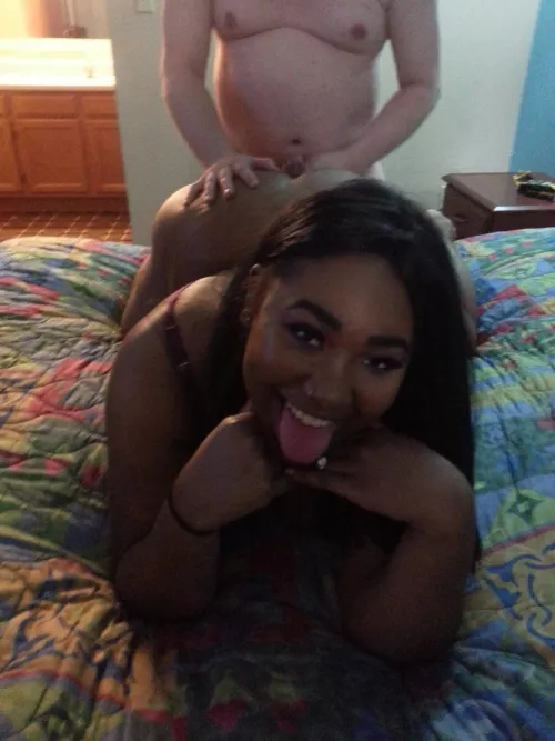 White dick always makes me smile!