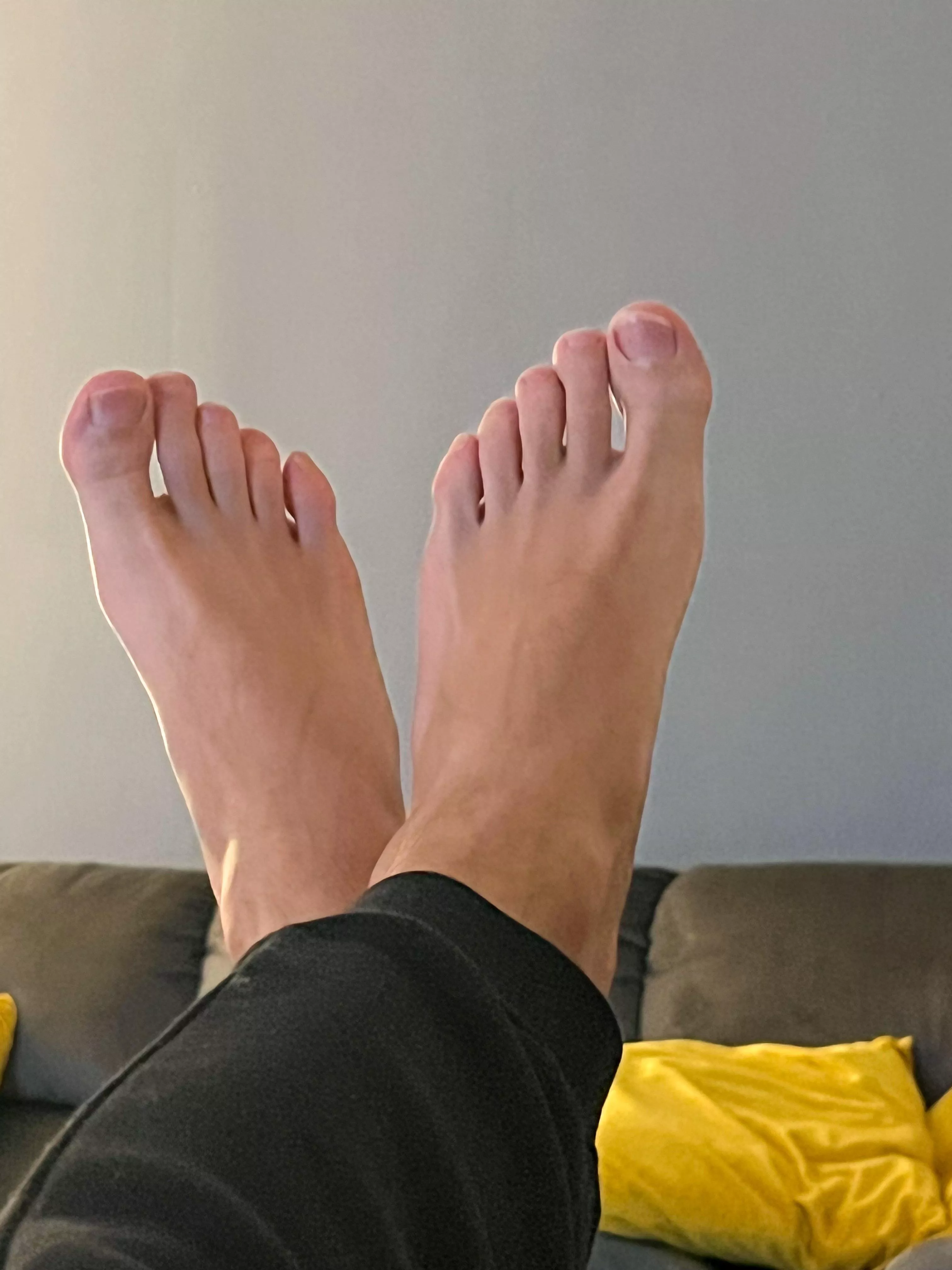 Who wants a footjob?