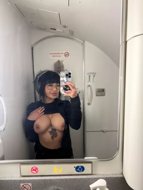 Would you meet me in the bathroom to join the mile high club? [OC]