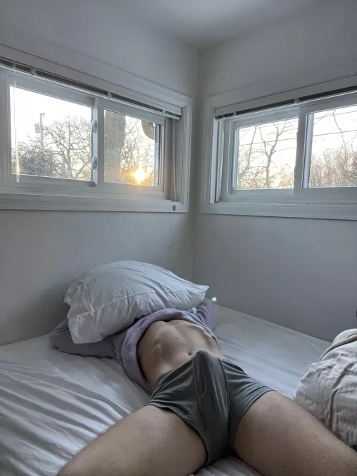 Would you notice this bulge if I woke up next to you?