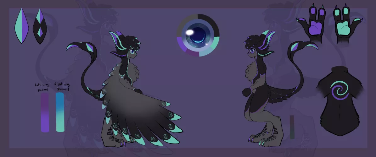 A friend of mine gifted me my first bit of art! I wanted to share. (Art by viridianvortex)