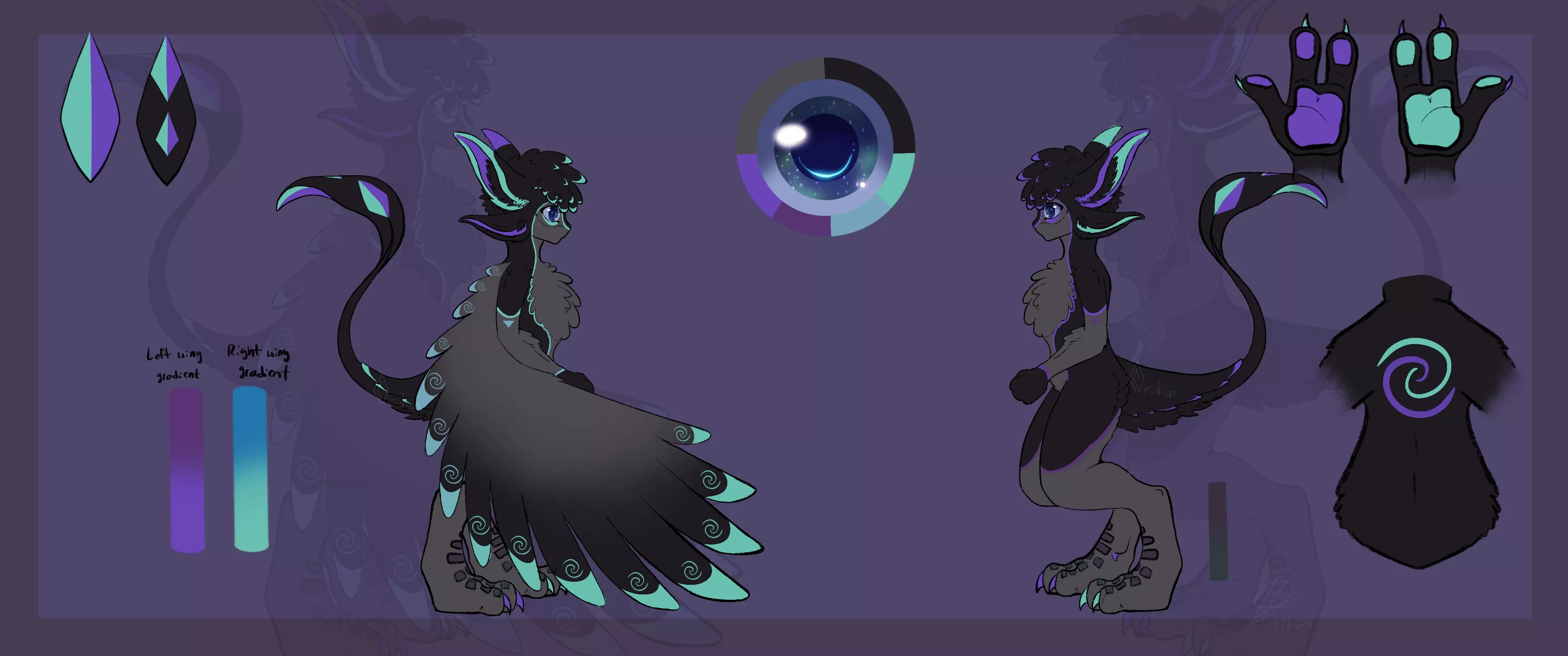 A friend of mine gifted me my first bit of art! I wanted to share. (Art by viridianvortex)