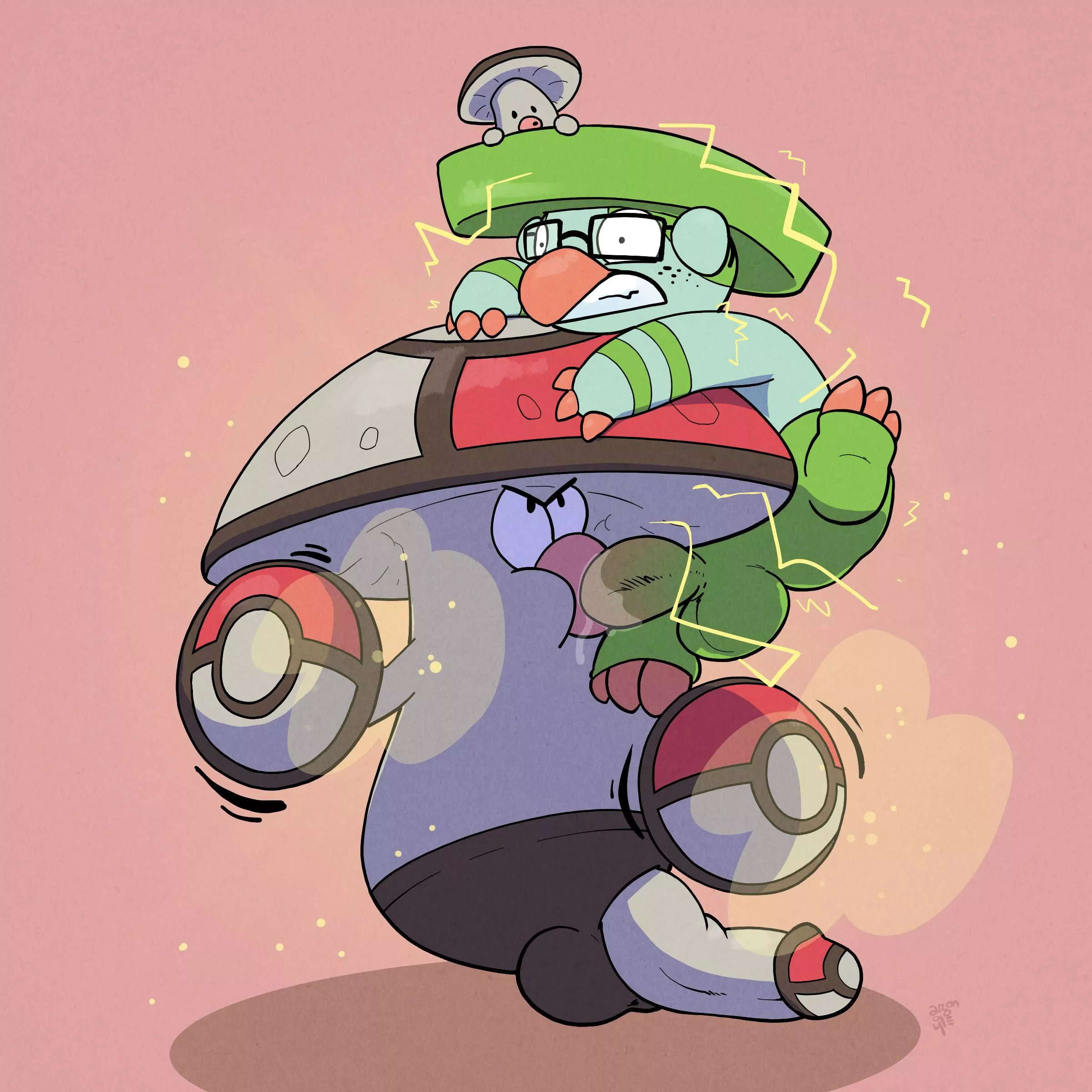 Amoongus and Lombre (ArgonVile)