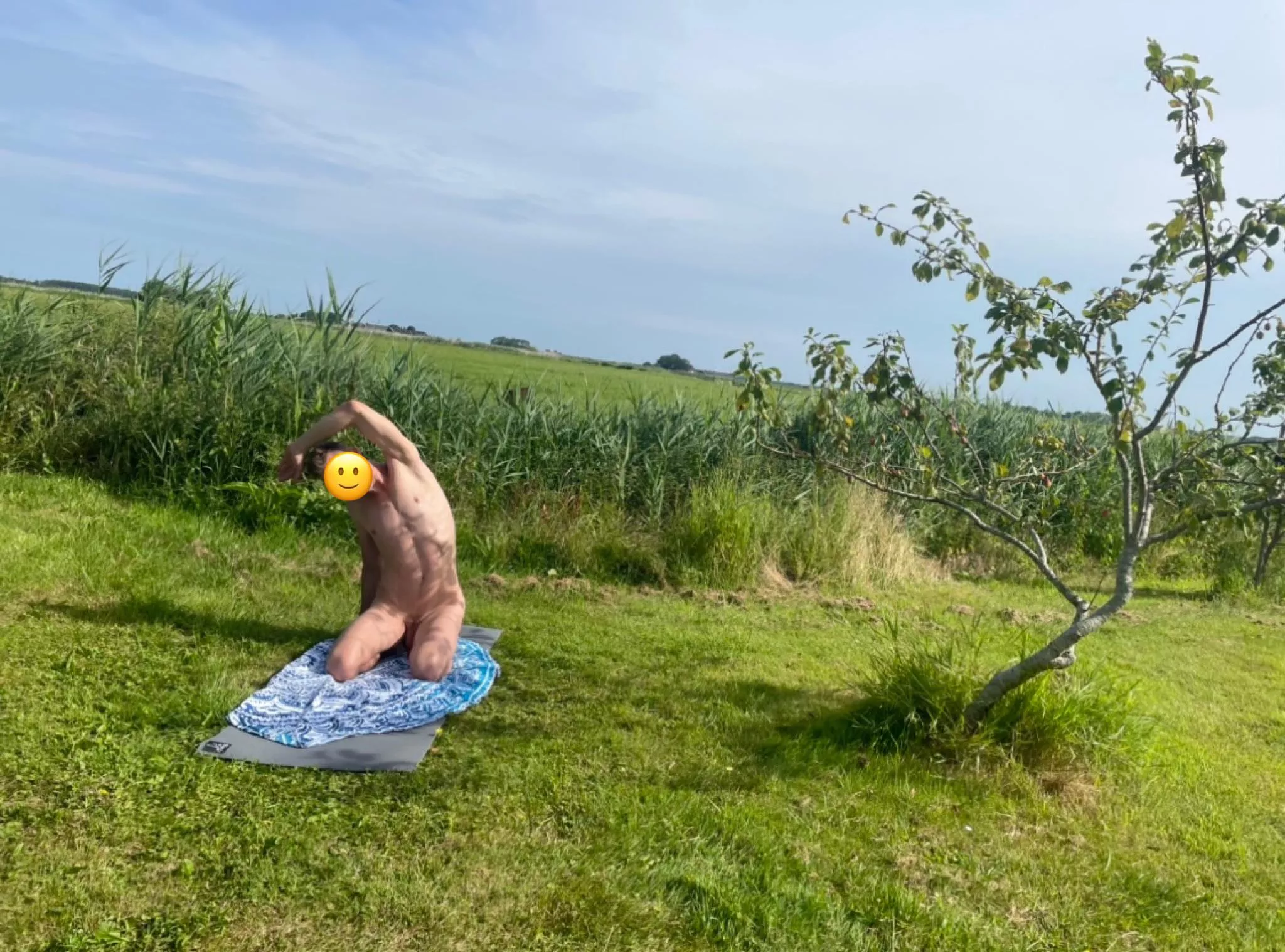 beautiful nature and time to stretch🧘‍♂️