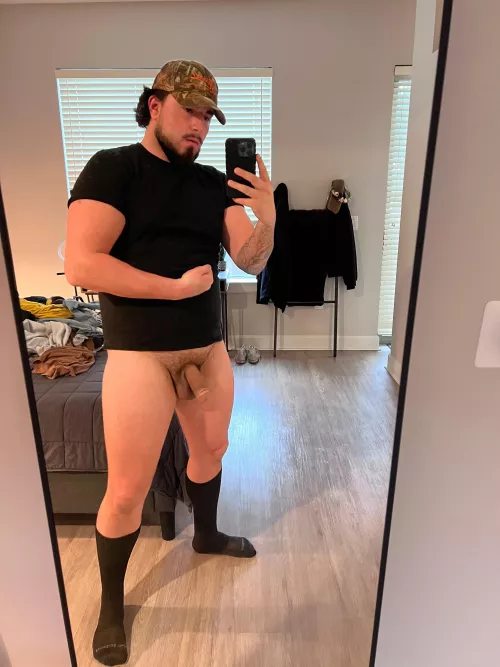 beefy guy with a beefier cock