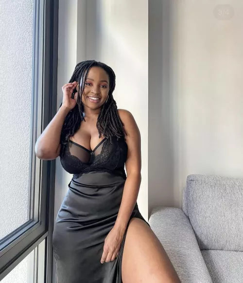 Busting out the dress