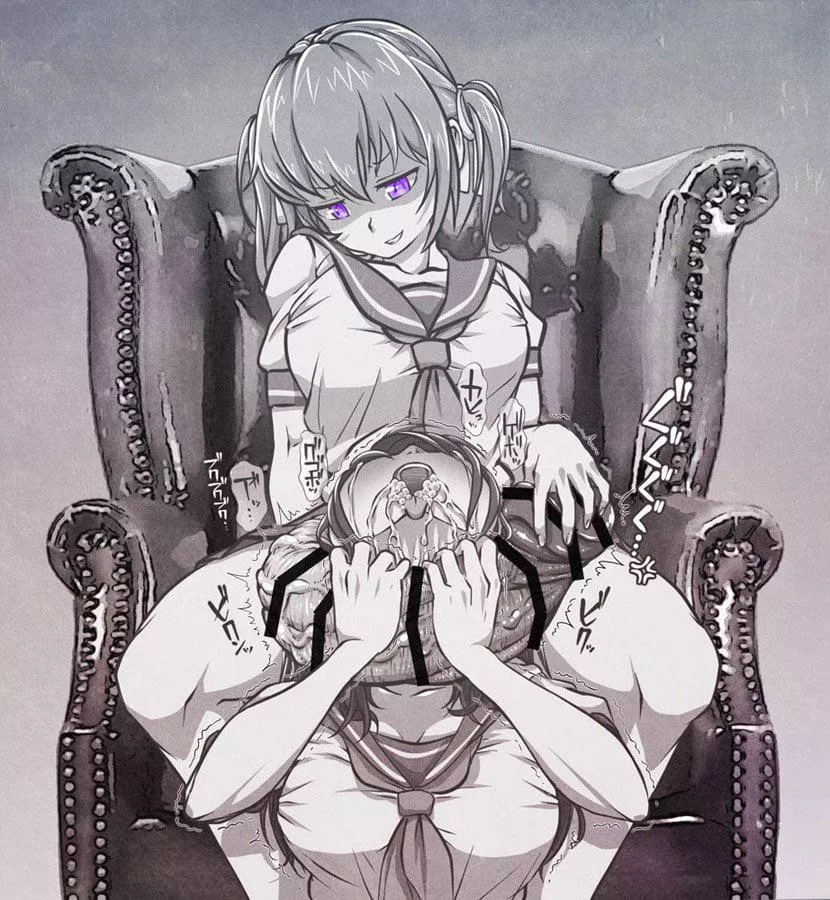 Choking her with a fat cock