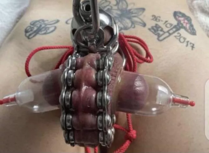 Do you want to be locked up like this with my chastity cage