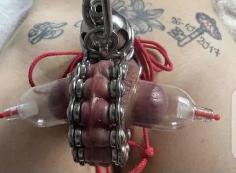 Do you want to be locked up like this with my chastity cage