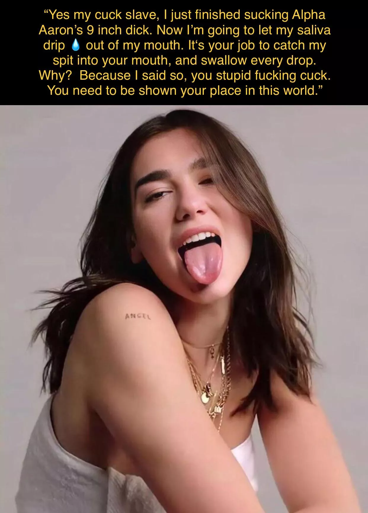 Dua’s little bitch.