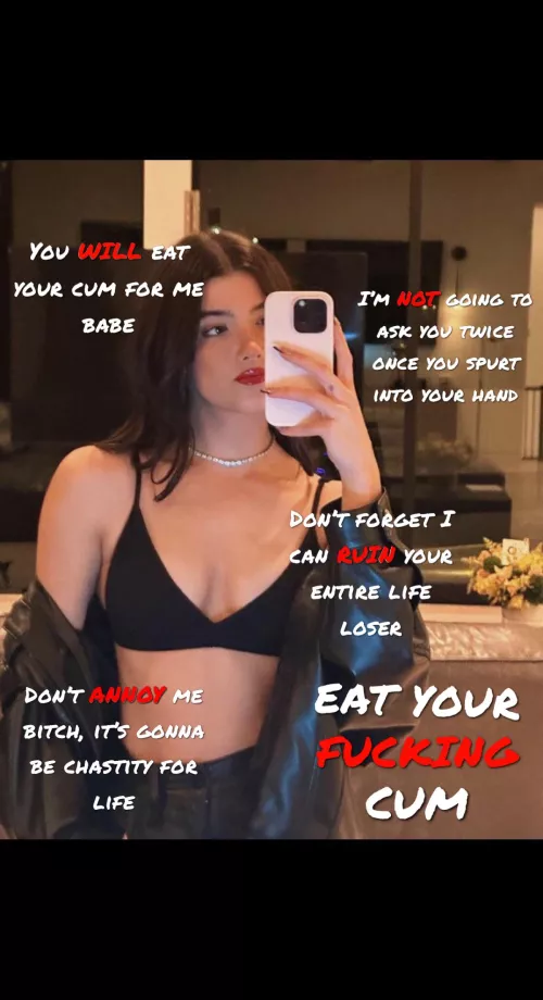 Eat cum for Charli