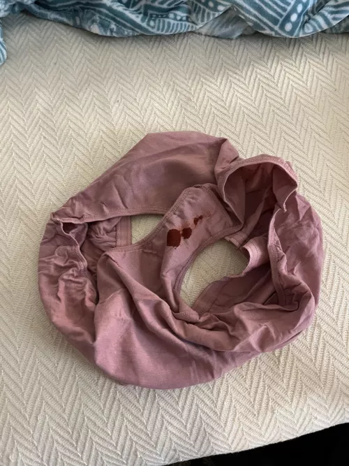 Found these at a coworkers house, looks like someone started their period today 🩸