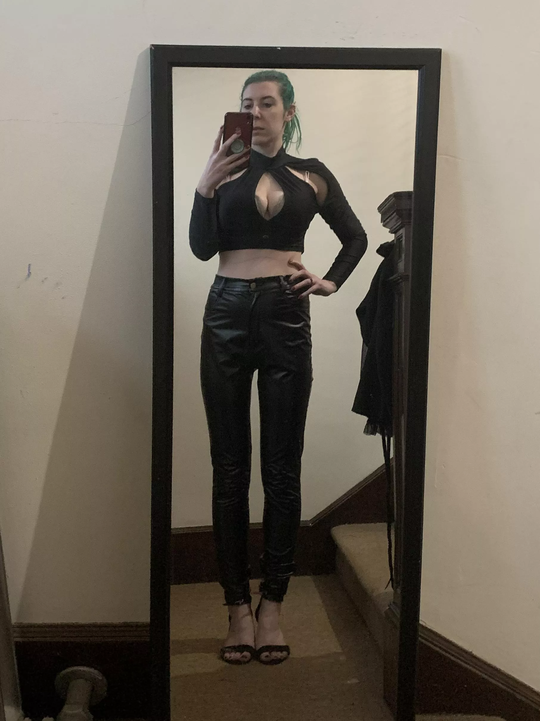 Gap in leather pants