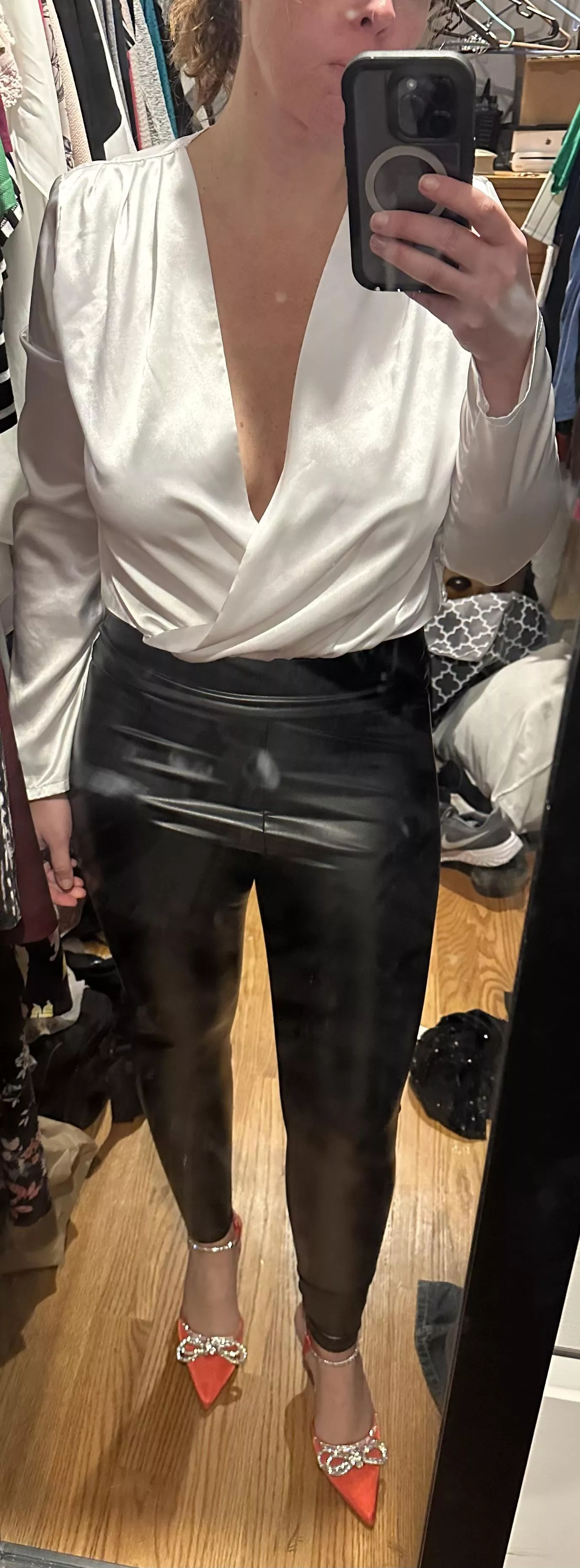 Getting ready for work. Happy Friday !!