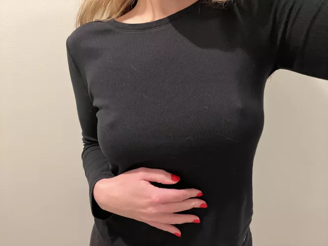 going braless is the best accessory