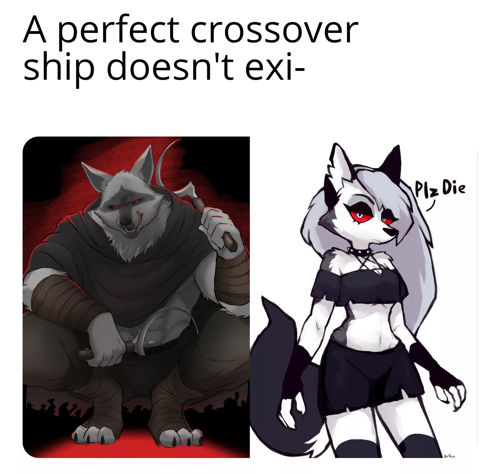 Hold on, hear me out... (ioenami88 [Left Image] Color Fox [Right Image])