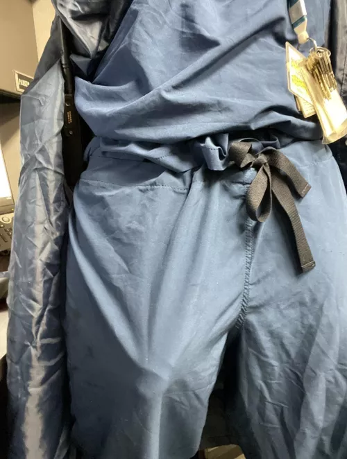 How does it look in scrubs