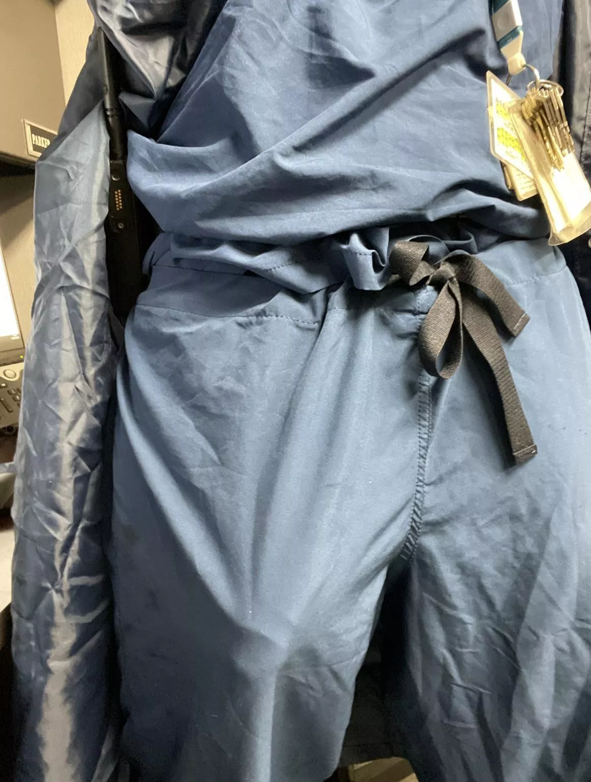 How does it look in scrubs