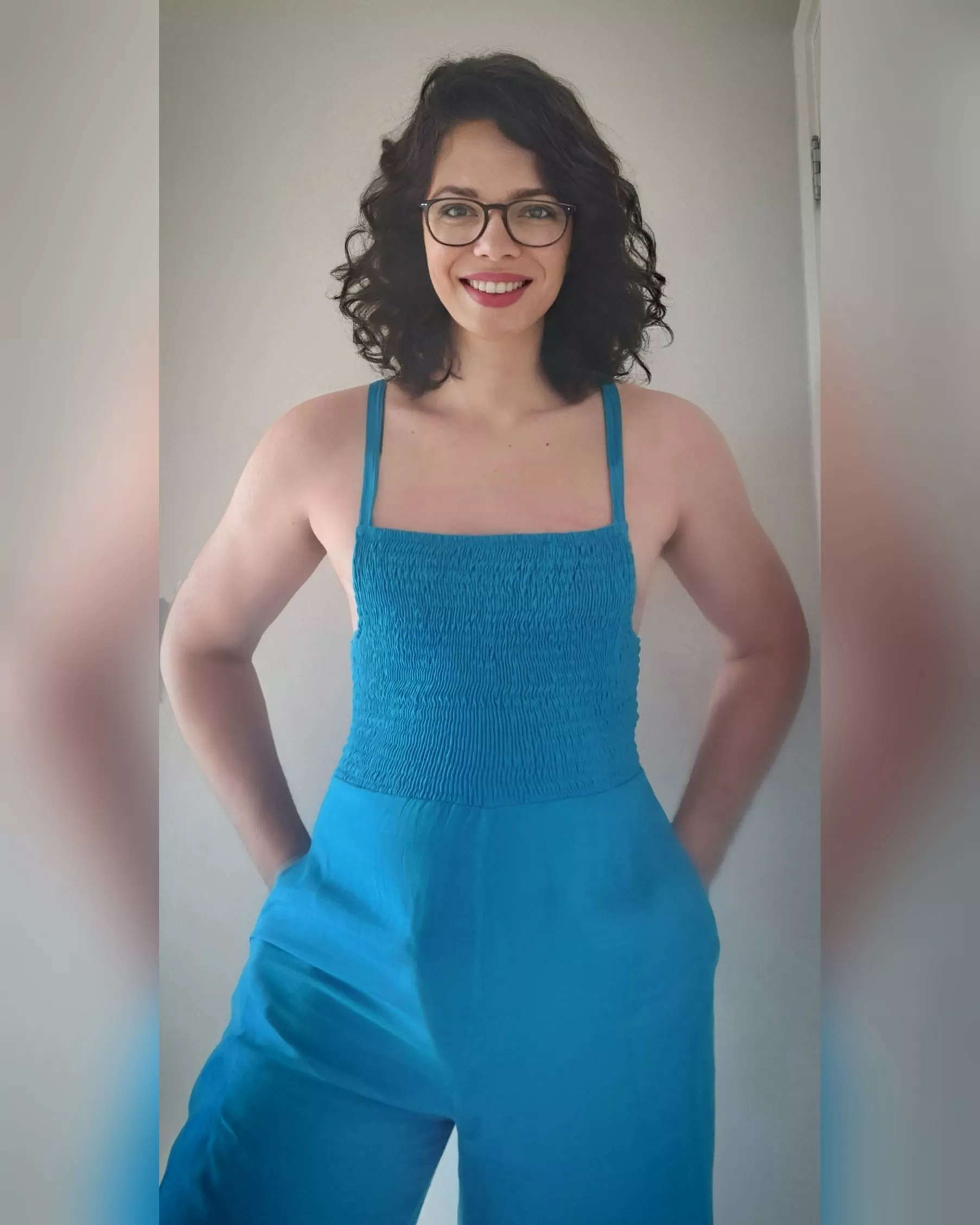 I am blue, happy and excited for this Friday night!