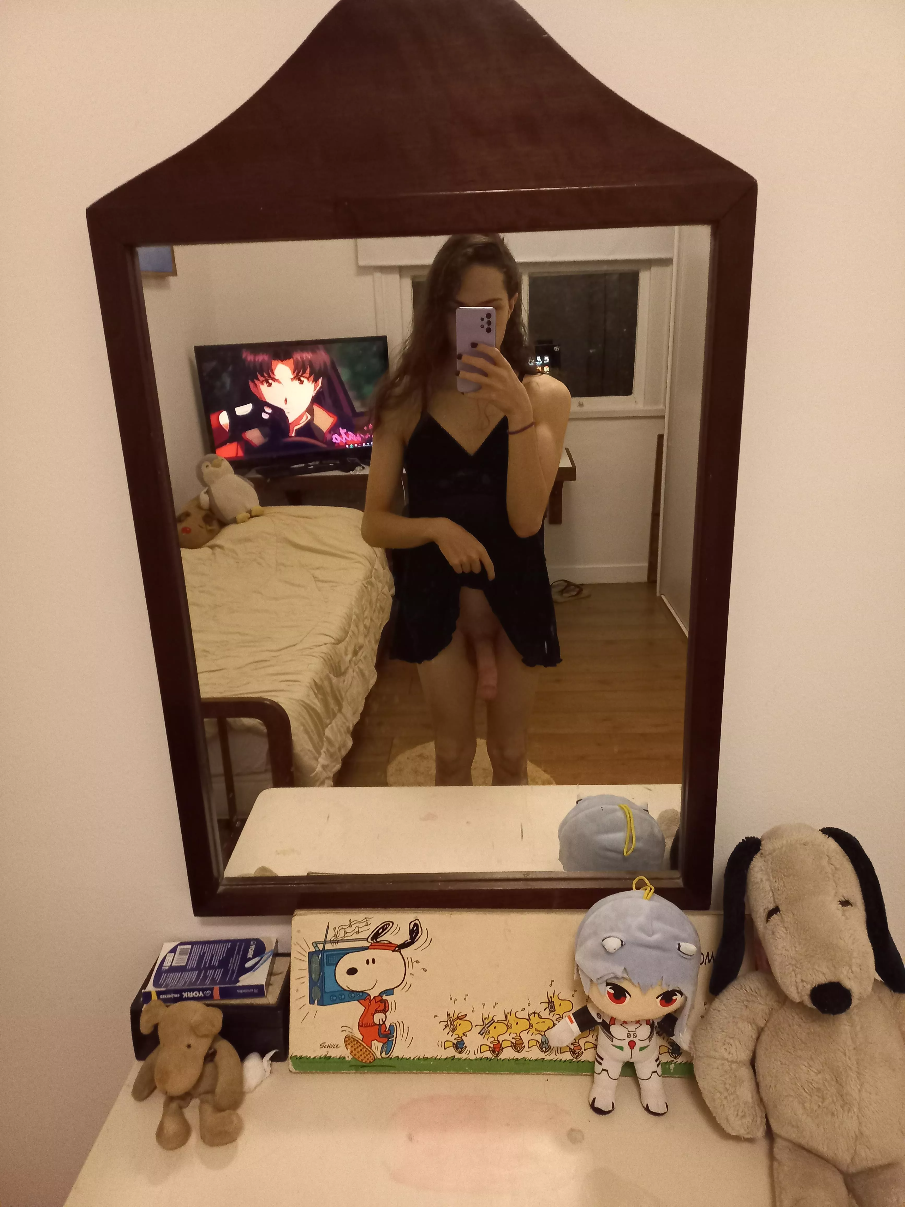 I got something under my dress for you, you liked?