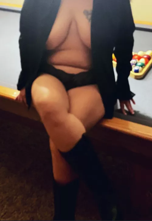 I have a pocket we can put them balls