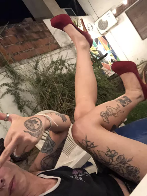 If you don't obey, I'll kick your balls with these shoes.