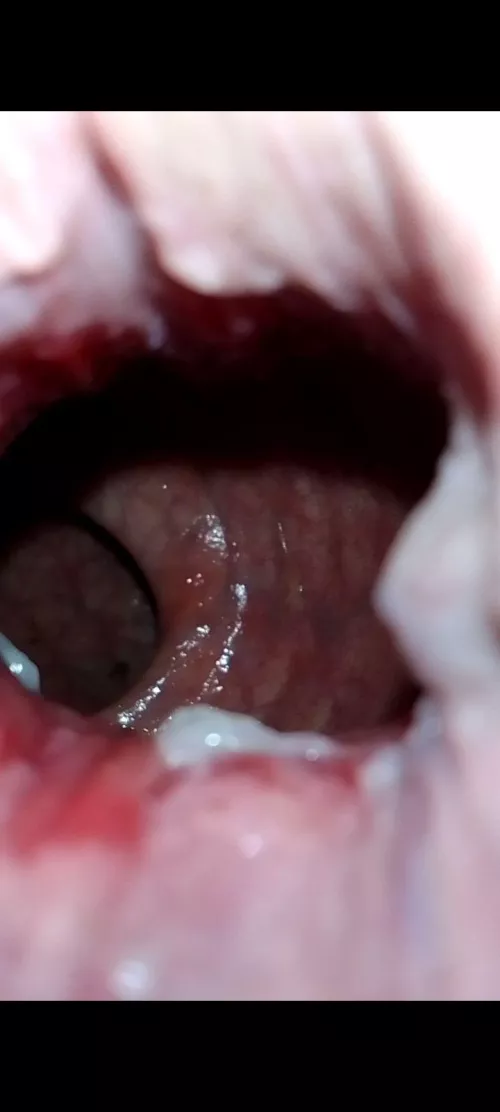 imagine guys if your cum stuffed my pink hole like that