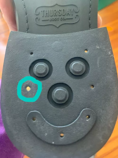 Is this nail a problem on the heel of those new Thursday Captain boots?