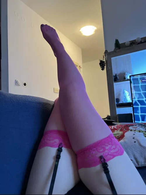 Legs in stockings 🌸