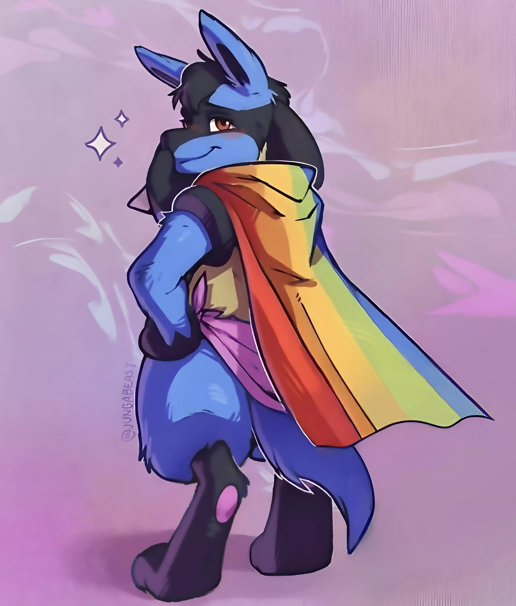 Lucario pride! (JungaBeast)