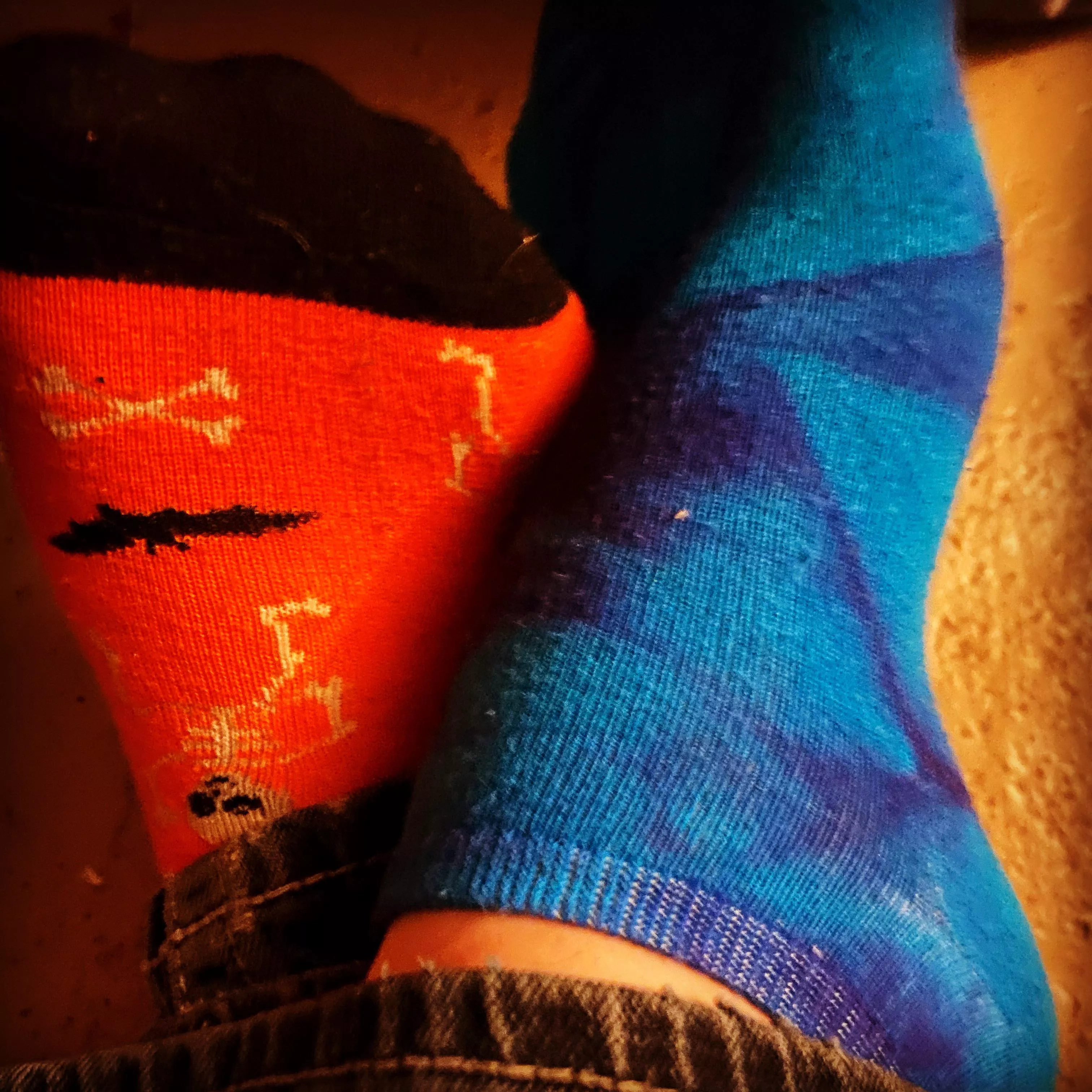 Mismatched 🙈🤍💙