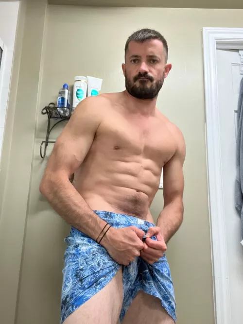 Muscle in the bathroom