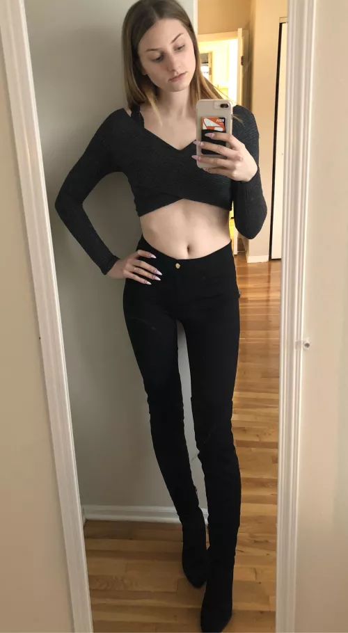 My tight dark outfit
